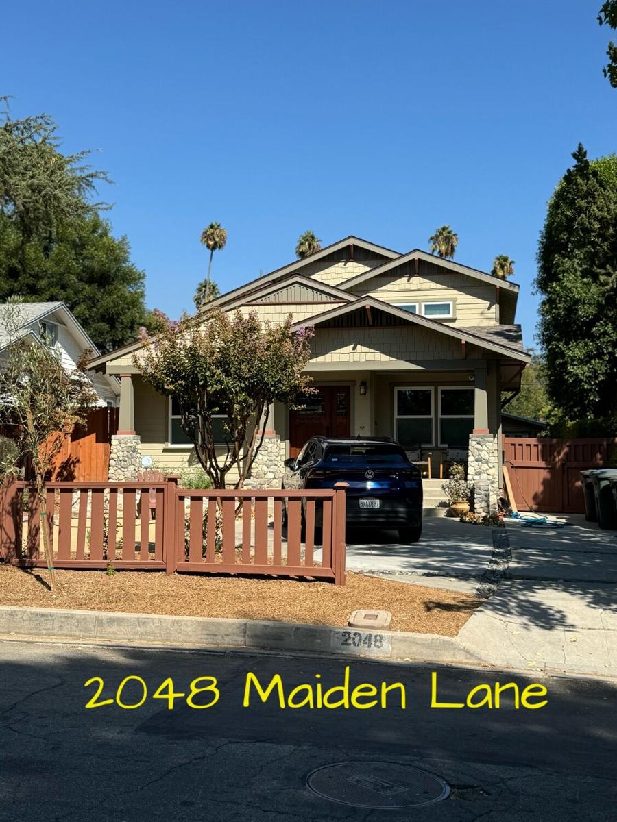 The family home in Altadena before the Eaton Fire
